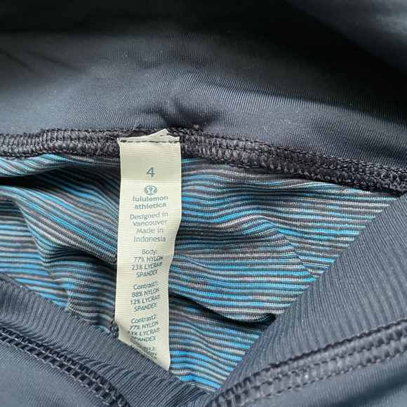 Lululemon Run For Fun Crop Inkwell 4 - Picture 7 of 7